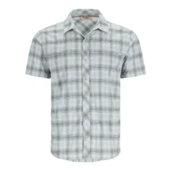 Simms Grizzly Fish Stone Cold Short Sleeve Shirt - Men's -Simms Shop 1320997 800 auto