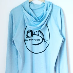 Simms Fly Fish Food Logo - M's CBP Tech Hoody - Steel Blue