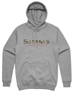 M's Simms Logo Hoody - CX - Grey Heather
