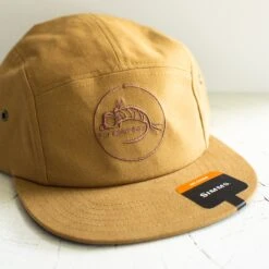 Simms Camper Hat - Fly Fish Food Logo - Camel -Simms Shop Simms FFFCamperHatCamel 2