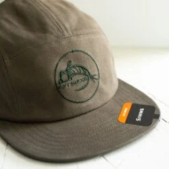 Simms Camper Hat - Fly Fish Food Logo - Olive -Simms Shop Simms FFFCamperHatOlive 2