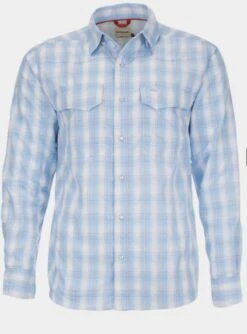 Simms - Big Sky Long Sleeve Shirt -Simms Shop Sky Flame Plaid
