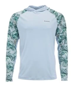 Simms SolarFlex Hoody - Print -Simms Shop SolarflexHoodySlamdownSteelBlue
