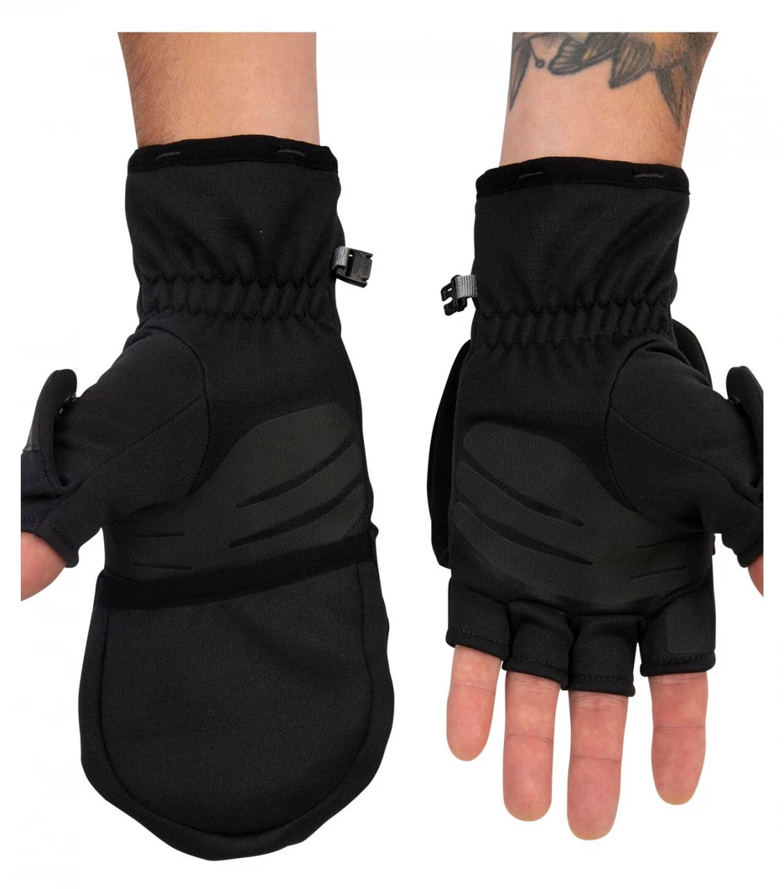 Fishing Gloves Simms Freestone Foldover Mitt Black 2 Fishing Gloves Simms Freestone Foldover Mitt Black - Image 2