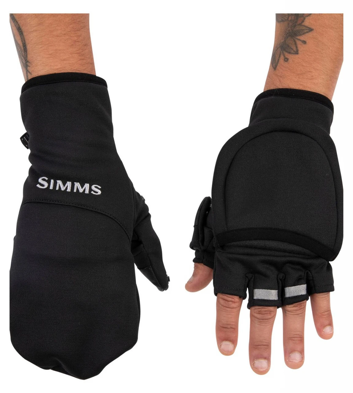Fishing Gloves Simms Freestone Foldover Mitt Black 4 Fishing Gloves Simms Freestone Foldover Mitt Black - Image 4