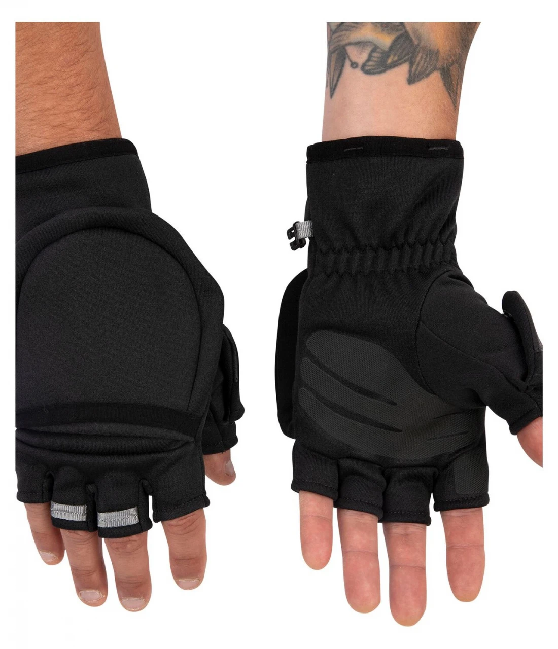 Fishing Gloves Simms Freestone Foldover Mitt Black 5 Fishing Gloves Simms Freestone Foldover Mitt Black - Image 5