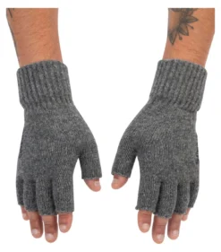 Fishing Gloves Simms Wool 1/2 Finger Steel -Simms Shop fishing gloves simms wool 1 2 finger steel s.2