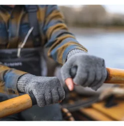 Fishing Gloves Simms Wool 1/2 Finger Steel -Simms Shop fishing gloves simms wool 1 2 finger steel s.3
