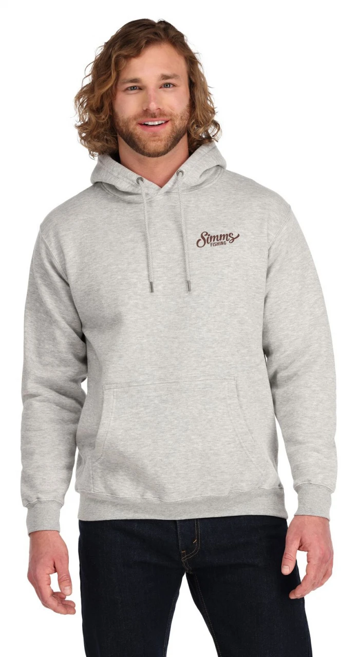 Fishing Hoody Simms Two Tone Grey Heather 3 Fishing Hoody Simms Two Tone Grey Heather - Image 3