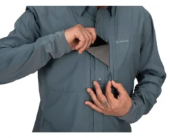 Fishing Shirt Simms Bugstopper Intruder BiComp Storm -Simms Shop fishing shirt simms bugstopper intruder bicomp storm.6