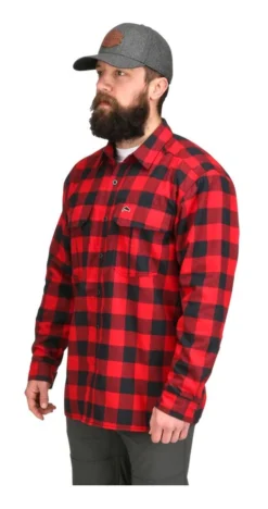Fishing Shirt Simms Coldweather Red Buffalo Plaid -Simms Shop fishing shirt simms coldweather red buffalo plaid m.2