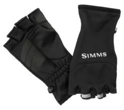 Fly Fishing Gloves Simms Freestone Half Finger Black
