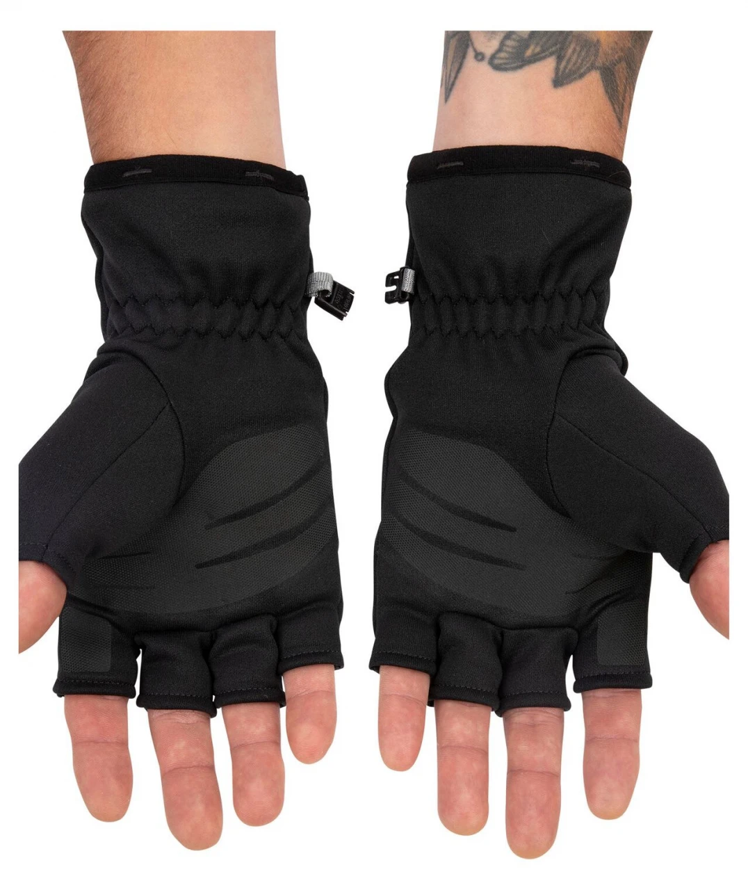 Fly Fishing Gloves Simms Freestone Half Finger Black 5 Fly Fishing Gloves Simms Freestone Half Finger Black - Image 5