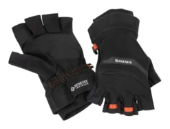 Fly Fishing Gloves Simms Gore Infinium Half Finger Black