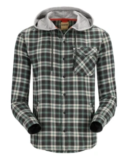 Simms M's Santee Flannel Hoody -Simms Shop forest