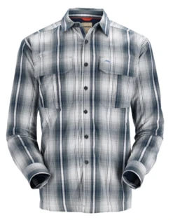 Simms M's ColdWeather Shirt -Simms Shop navysterlingplaid