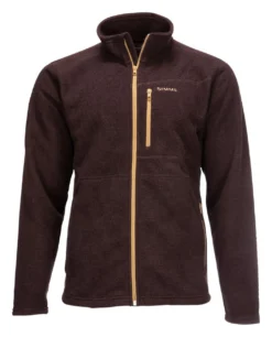 Rivershed Full Zip Simms Mahogany