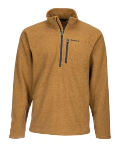Rivershed Quarter Zip Simms Dark Bronze