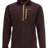 Rivershed Quarter Zip Simms Mahogany