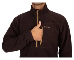 Rivershed Quarter Zip Simms Mahogany -Simms Shop rivershed quarter zip simms mahogany.3