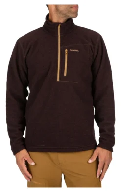 Rivershed Quarter Zip Simms Mahogany -Simms Shop rivershed quarter zip simms mahogany.5
