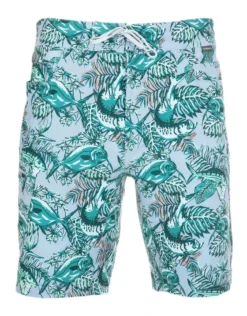 Seamount Board Short Simms Slamdown Steel Blue