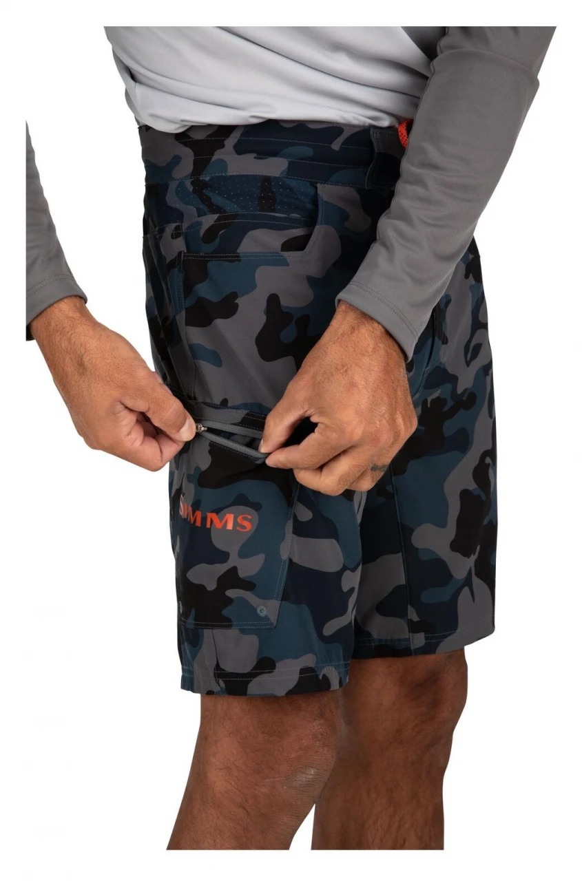Seamount Board Short Simms Woodland Camo Storm 2 Seamount Board Short Simms Woodland Camo Storm - Image 2