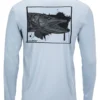 Solar Tech Tee Simms Musky Face Steel Blue