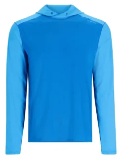 SolarFlex Hoody Simms Bright Blue & Seaport