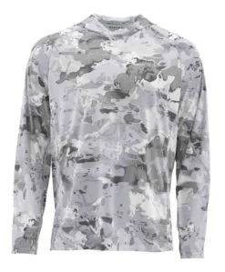 SolarFlex Hoody Simms Cloud Camo Grey