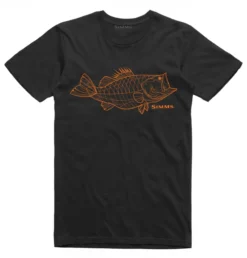 T-Shirt Simms Bass Line Black