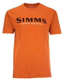 T-Shirt Simms Logo Adobe Heather