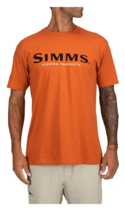 T-Shirt Simms Logo Adobe Heather -Simms Shop t shirt simms logo adobe heather.2
