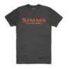T-Shirt Simms Logo Charcoal Heather