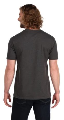 T-Shirt Simms Logo Frame Charcoal Heather -Simms Shop t shirt simms logo frame charcoal heather.2