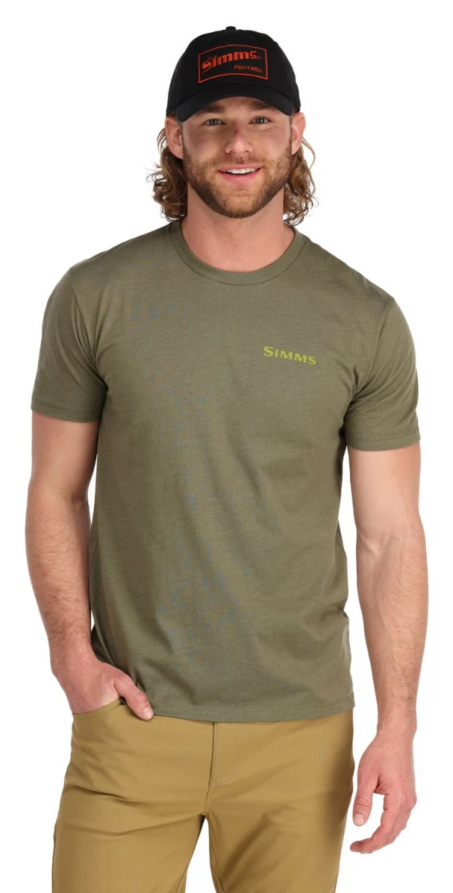 T-Shirt Simms Sasquatch Military Heather 3 T-Shirt Simms Sasquatch Military Heather - Image 3