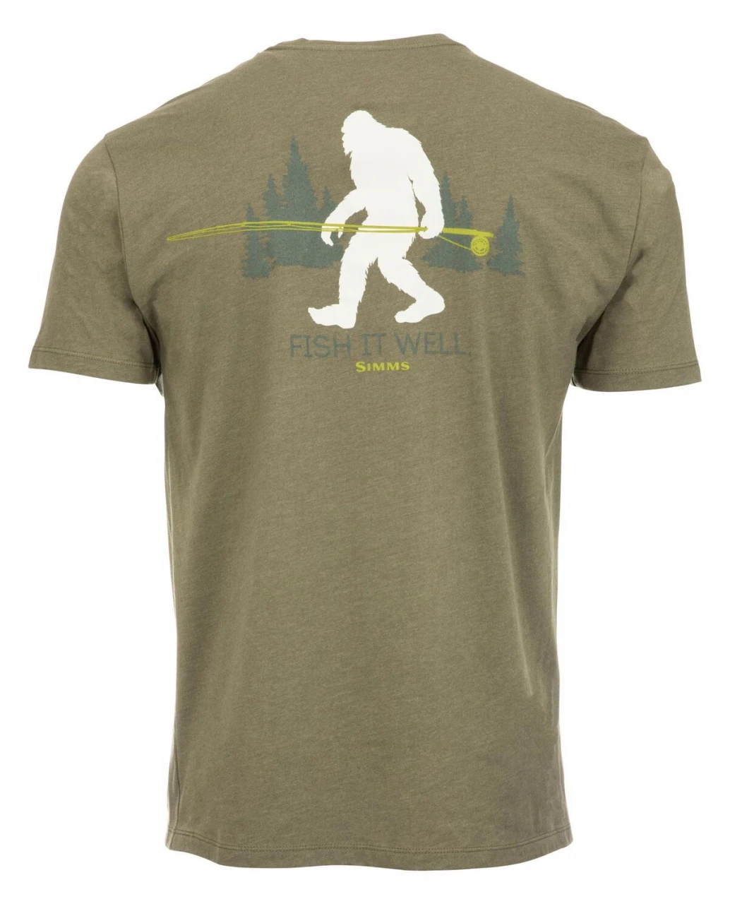 T-Shirt Simms Sasquatch Military Heather 1 T-Shirt Simms Sasquatch Military Heather