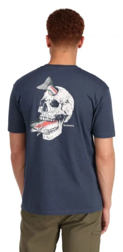T-Shirt Simms Trout On My Mind Navy Heather -Simms Shop t shirt simms trout on my mind navy heather.2