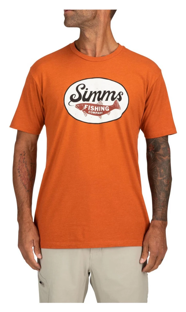 T-Shirt Simms Trout Wander Adobe Heather 2 T-Shirt Simms Trout Wander Adobe Heather - Image 2