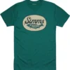 T-Shirt Simms Trout Wander Dark Teal Heather
