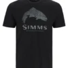 T-Shirt Simms Wood Trout Fill Black