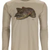 Tech Hoody Simms Artist Series Stone & Brown Trout