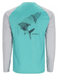 Tech Tee Artist Series Simms Tarpon & Sea Breeze & Sterling