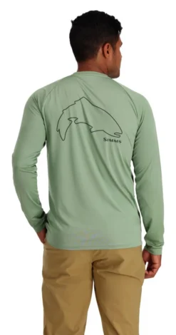 Tech Tee Artist Series Simms Trout Outline & Field 6 Tech Tee Artist Series Simms Trout Outline & Field -Simms Shop tech tee artist series simms trout outline field.2