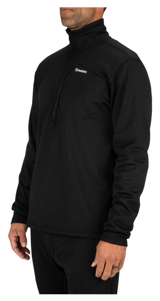 Thermal 1/4 Zip Top Simms Black 6 Thermal 1/4 Zip Top Simms Black - Image 6