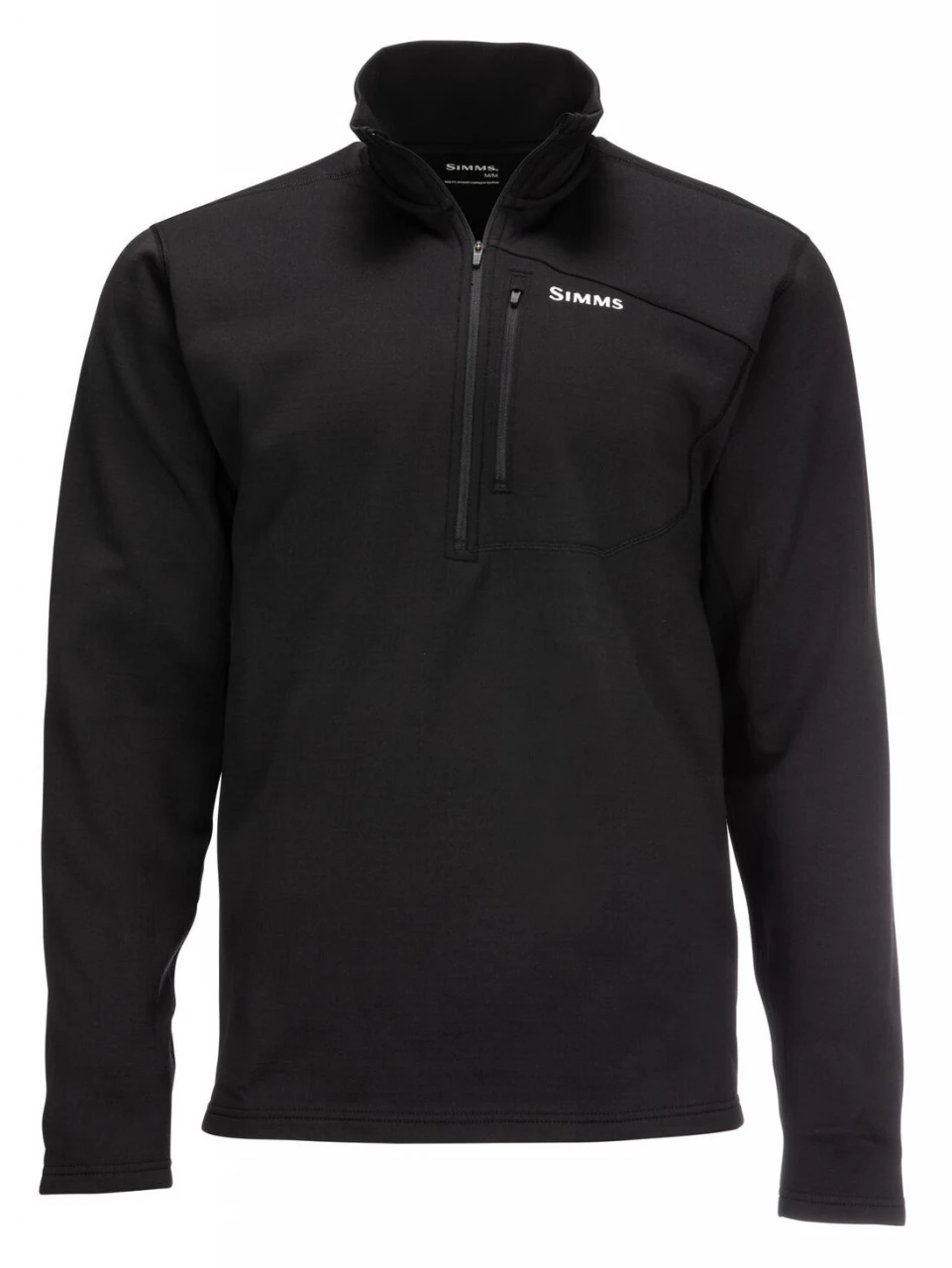 Thermal 1/4 Zip Top Simms Black 1 Thermal 1/4 Zip Top Simms Black