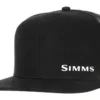 Trucker Cap Simms CX Flat Brim Black