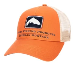 Trucker Cap Simms Trout Icon Orange