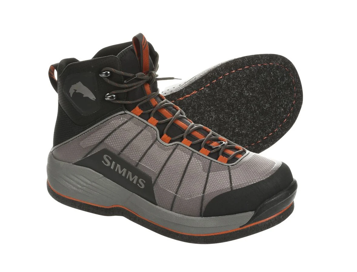 Wading Boots Simms Flyweight Felt Soles Steel Grey 1 Wading Boots Simms Flyweight Felt Soles Steel Grey