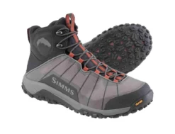 Wading Boots Simms Flyweight Vibram Soles Steel Grey